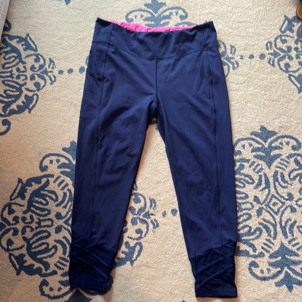 Navy Lilly Pulitzer Luxletic Leggings XXL